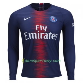 Koszulka Paris Saint-Germain Domowe Koszulki Piłkarskie 2018/19 Długi Rękaw